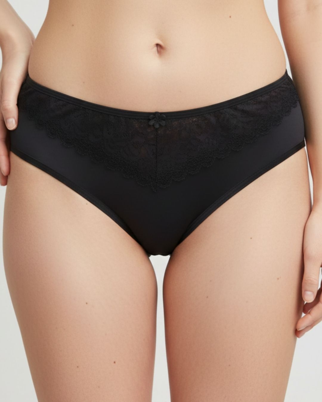 Tanga de Cotton Preta Algodão